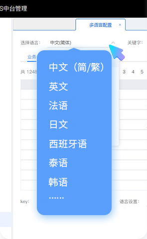 多語言支持:英文、法文、日文、韓文、泰文等等